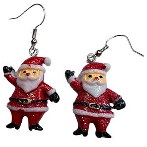 Christmas jewelry - Santa earrings